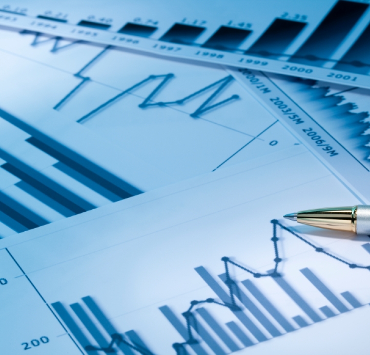 Spreadsheets on table